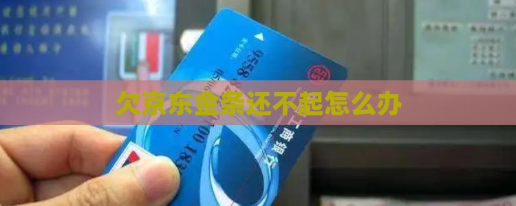 欠京东金条还不起怎么办