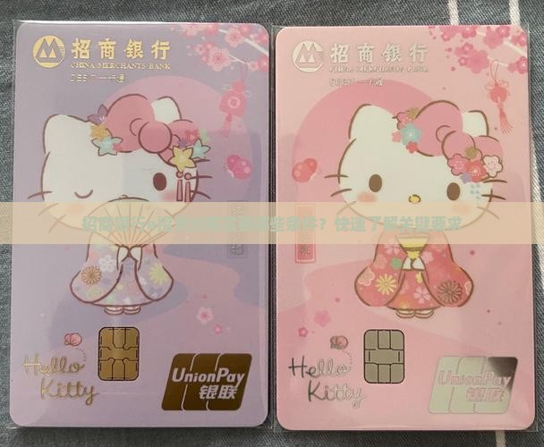 招商银行e招贷协商需要哪些条件