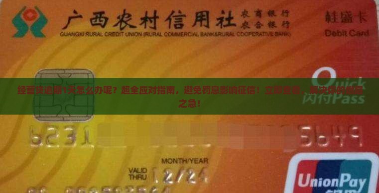 经营贷逾期1天怎么办呢