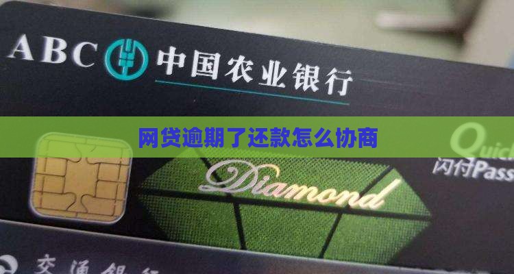 网贷逾期了还款怎么协商