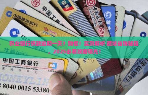 农业银行放贷逾期一天会有什么后果