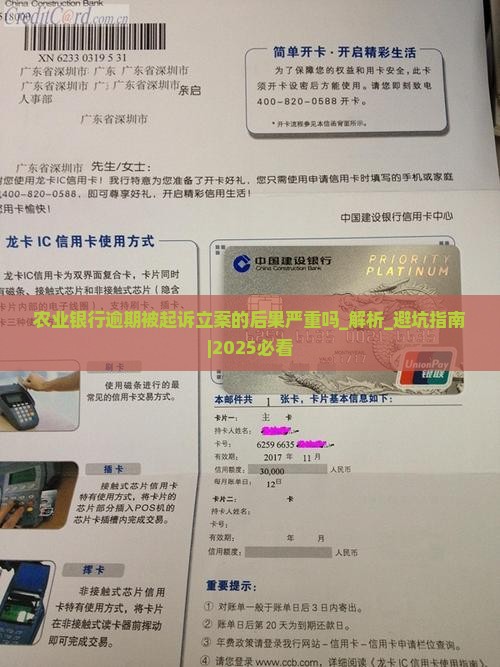 农业银行逾期被起诉立案的后果严重吗