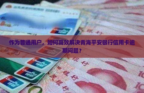 作为普通用户，如何高效解决青海平安银行信用卡逾期问题？