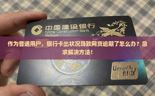作为普通用户，银行卡出状况导致网贷逾期了怎么办？急求解决方法！