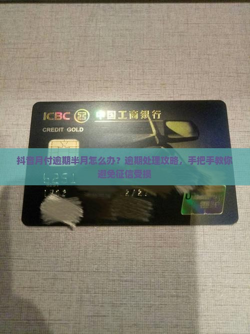 抖音月付逾期半月怎么办？逾期处理攻略，手把手教你避免征信受损