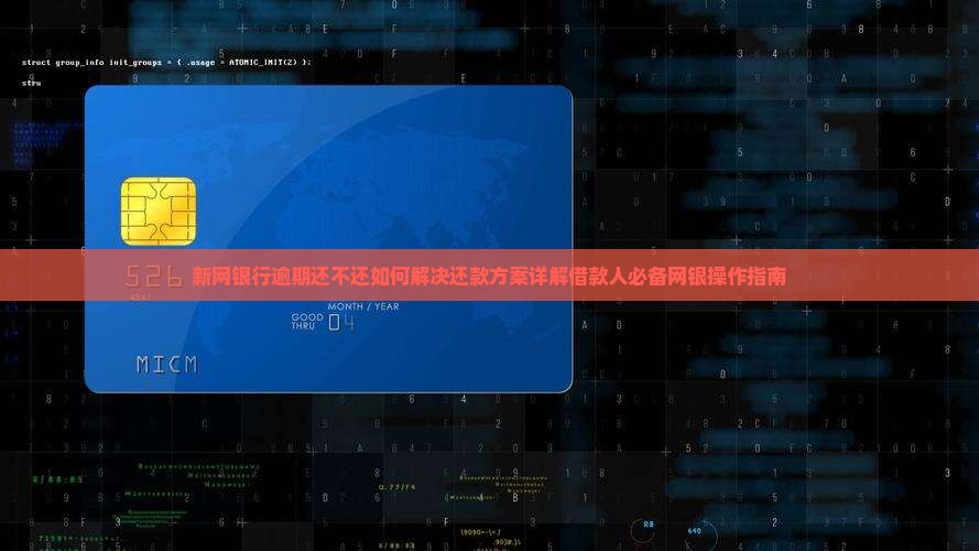 新网银行逾期还不还如何解决还款方案详解借款人必备网银操作指南