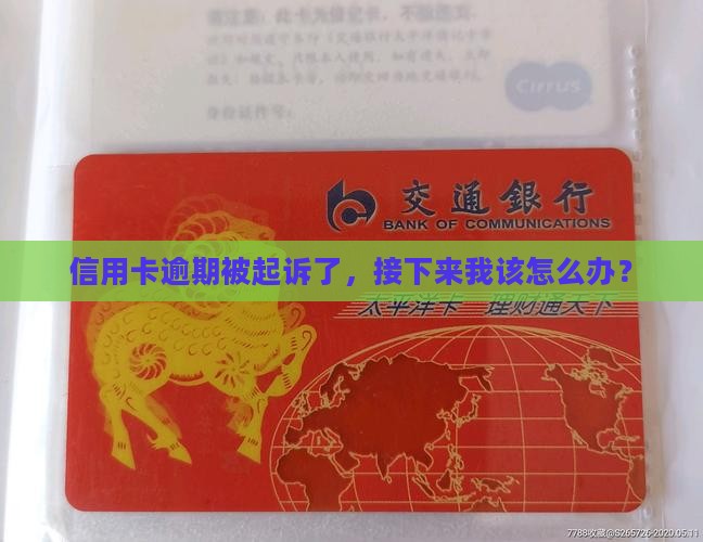 信用卡逾期被起诉了，接下来我该怎么办？