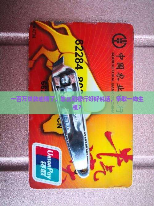 一百万贷款逾期了，怎么和银行好好说话，争取一线生机？