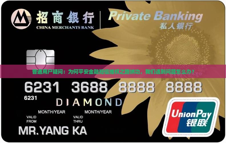 普通用户疑问：为何平安金融短信维权之路纳功，我们遇到问题怎么办？