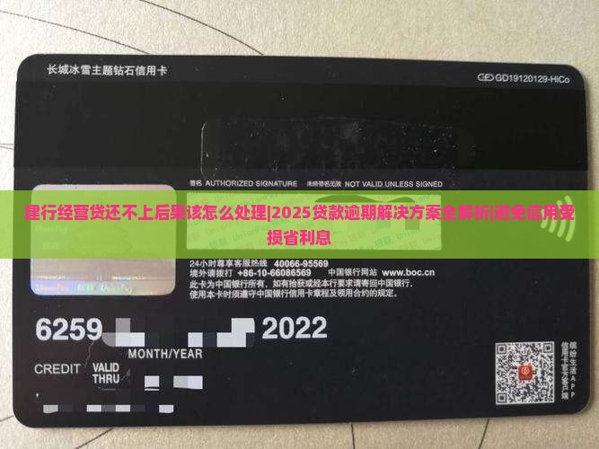 建行经营贷还不上后果该怎么处理