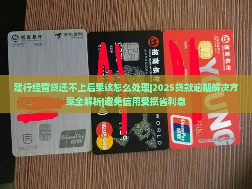 建行经营贷还不上后果该怎么处理