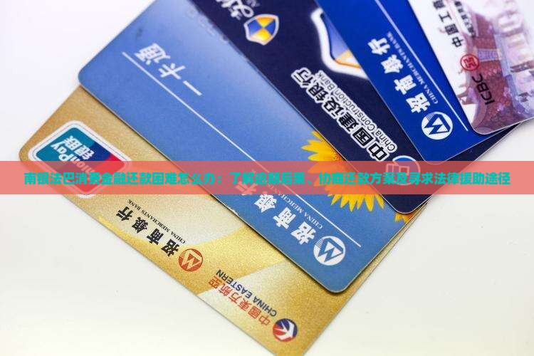 南银法巴消费金融还款困难怎么办