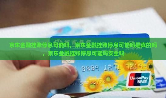 京东金融挂账停息可能吗