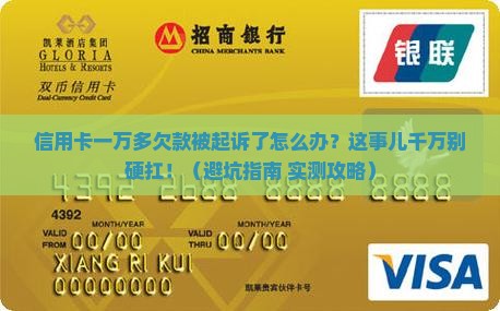 信用卡一万多欠款被起诉怎么办