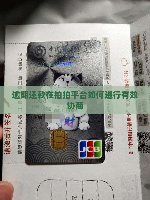 逾期还款在拍拍平台如何进行有效协商