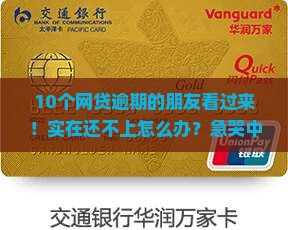 10个网贷逾期的朋友看过来！实在还不上怎么办？急哭中求支招