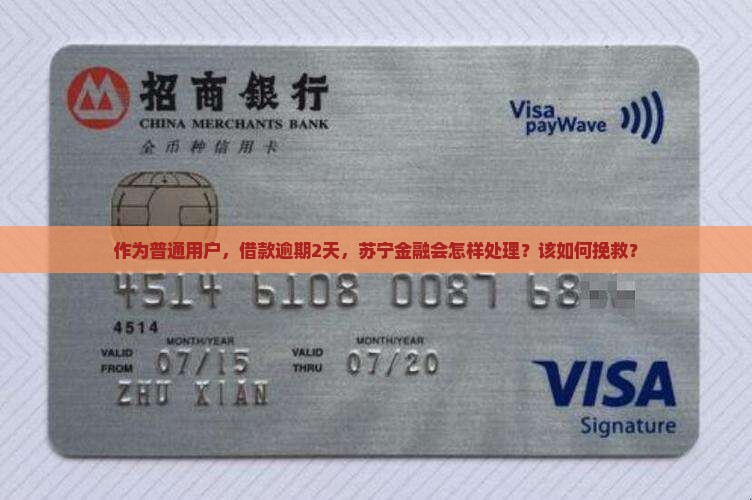 作为普通用户，借款逾期2天，苏宁金融会怎样处理？该如何挽救？