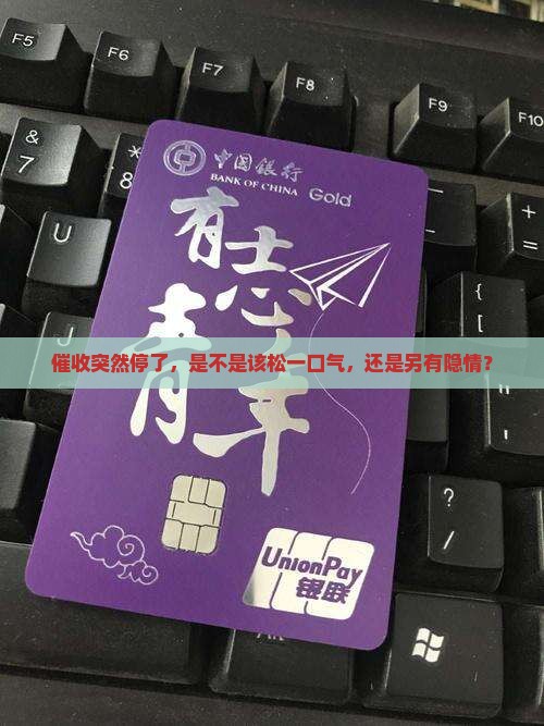 催收突然停了，是不是该松一口气，还是另有隐情？