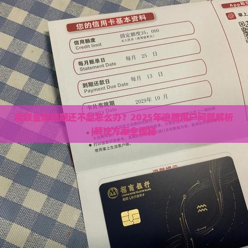 招联金融逾期还不起怎么处理