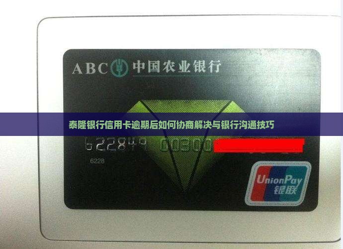 泰隆银行信用卡逾期后如何协商处理