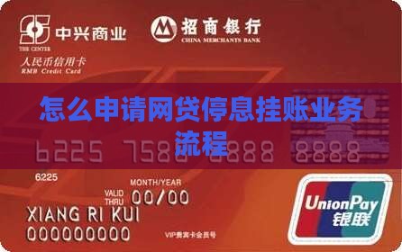 怎么申请网贷停息挂账业务流程