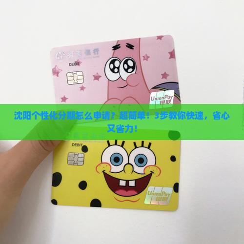 沈阳个性化分期怎么申请