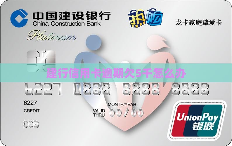 建行信用卡欠5千怎么办