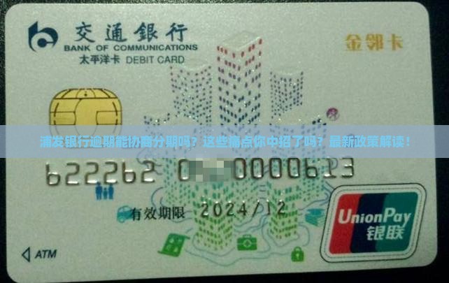 浦发银行逾期协商分期流程及条件解读