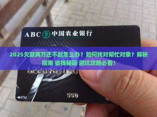 欠款两万还不起怎么办应该找谁帮忙