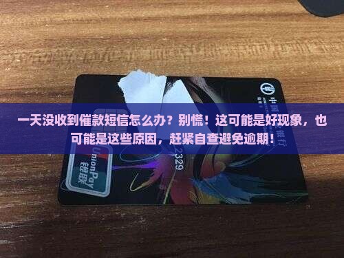 一天没收到催款短信怎么办