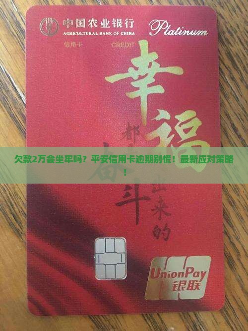 平安信用卡欠2万会坐牢吗