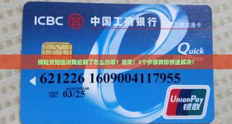 微粒贷短信说逾期怎么处理