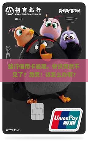 建行信用卡逾期快贷没了怎么办