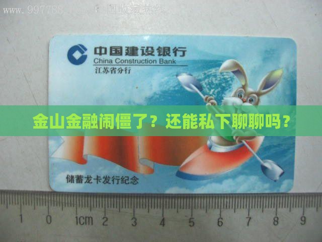 金山金融是否可以进行协商解决