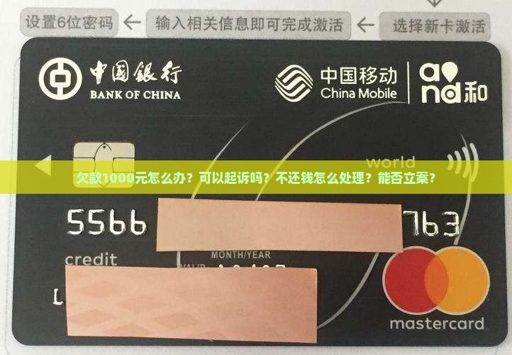 欠款1000元怎么办