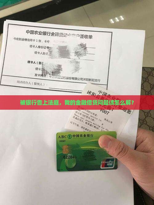 金融借贷被银行起诉怎么处理法律程序