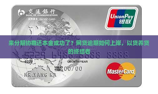 来分期协商还本金成功案例