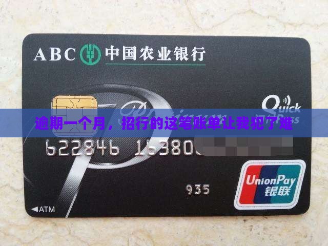 招行逾期欠款一个月