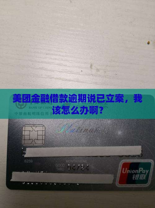 美团金融借款逾期说已立案应该怎么处理