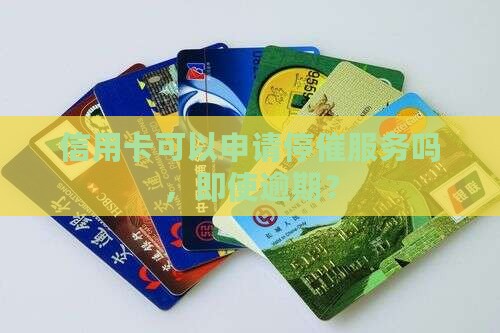 信用卡可以申请停催服务吗
