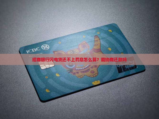 招商银行闪电贷还不上罚息怎么算