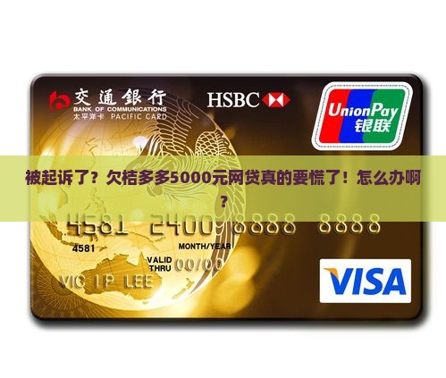 欠桔多多5000元网贷被起诉怎么办