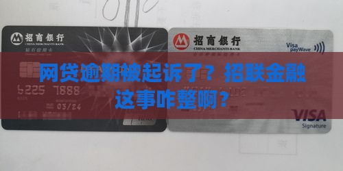 招联金融网贷逾期被起诉怎么应对法律诉讼