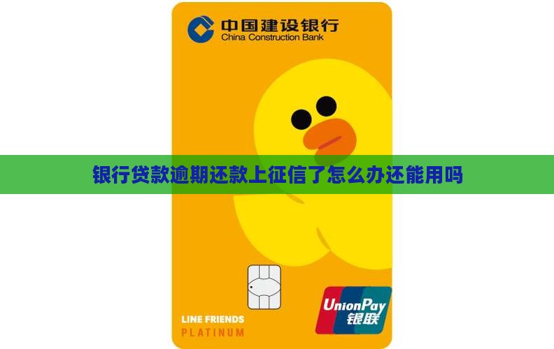 银行贷款逾期还款上征信了怎么办还能用吗