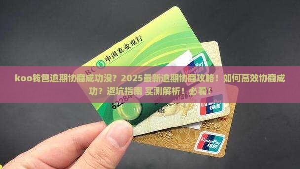 koo钱包逾期协商成功没