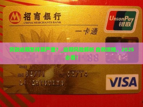 贷款逾期怎样算严重