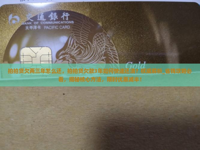拍拍贷欠两三年怎么还