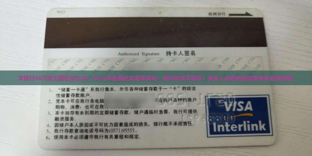 欠银行30万无力偿还后果及解决方法