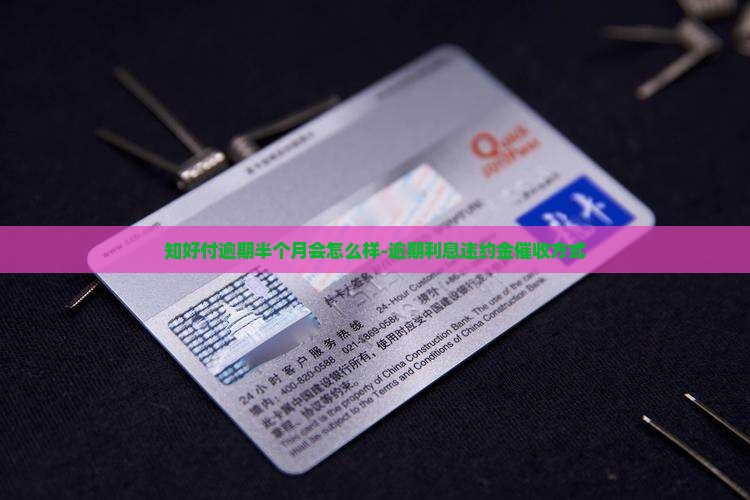 知好付逾期半个月会怎么样-逾期利息违约金催收方式