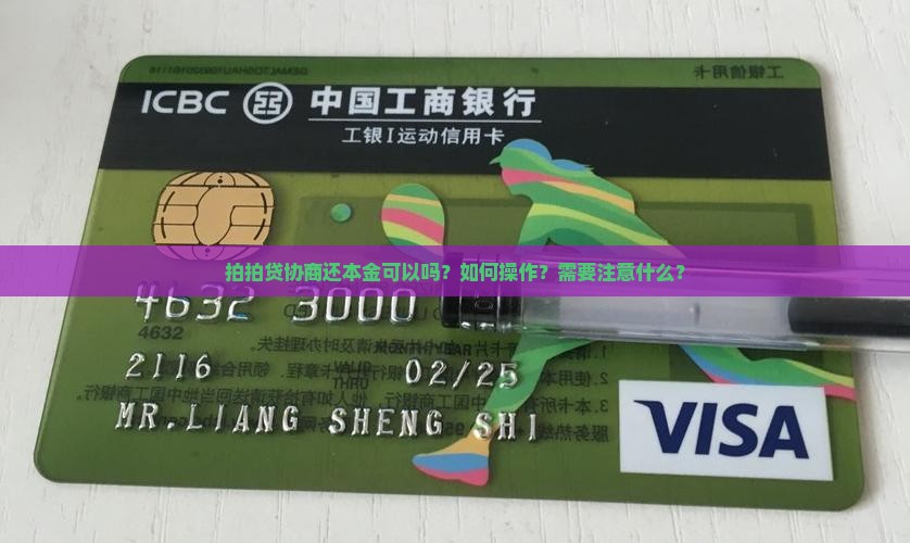 拍拍贷协商还本金可以吗如何操作